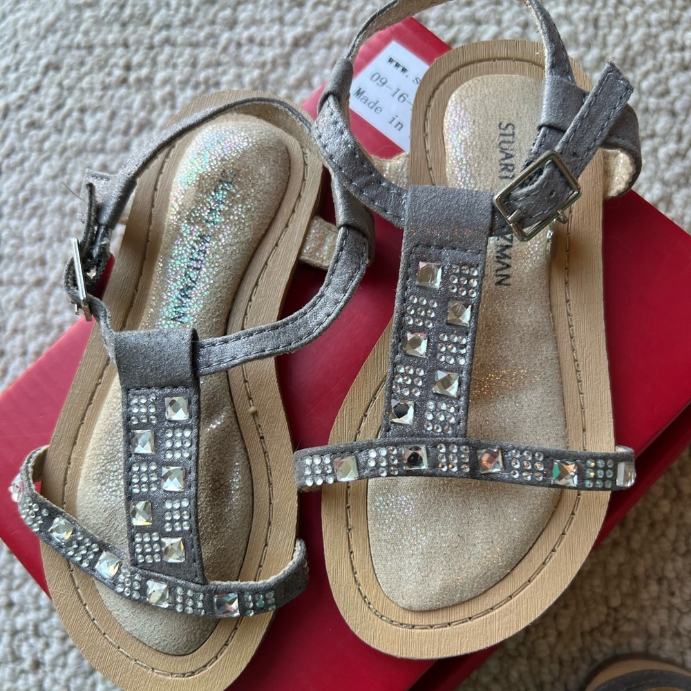 VGUC Stuart Weitzman jeweled dress sandal
